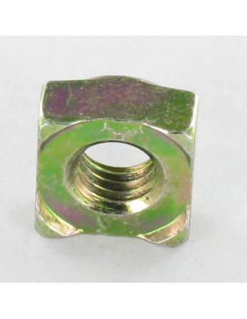 Ecrou carré à souder M8 14X14X6.5 Bichromaté