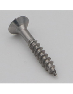 VBA Vis bois agglo Inox A2 Tête fraisée 6X40 Filetée sur... 2