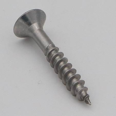 1 x VBA Vis bois agglo Inox A2 Tête fraisée 6X40 Filetée sur 24 TORX T25