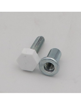 VErin Réglable PREMONTE +CT Blanc 6X30 Acier zingué