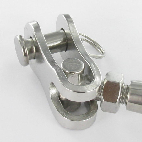 1 x Ridoir à chapes articulées Inox A4 Diamètre 10