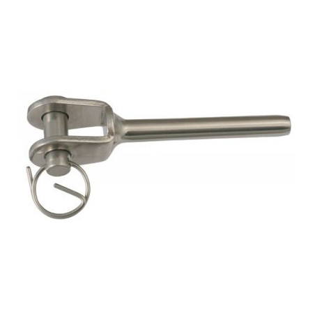 1 x Embout à A sertir à CHAPE SOUDEE Inox A4 Diamètre 6
