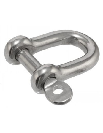 Manille Droite Forgée axe imperdable Inox A4 Diamètre 10