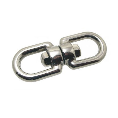 1 x Emérillon à anneaux Inox A4 Diamètre 5