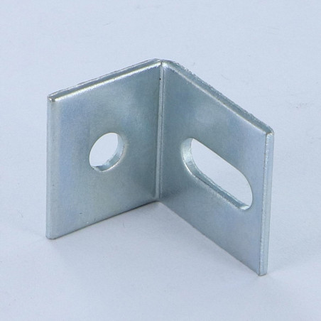 1 x Equerre réglable 21.5X17.5X20 2 Trous Acier zingué