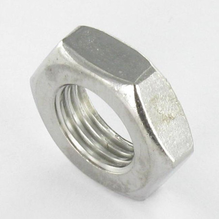 1 x Ecrou hexagonal bas hm/contre Ecrou Inox A2 M12 Pas fin Pas de 150