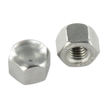 1 x Ecrou Borgne Hexagonal BAS Inox A2 M6