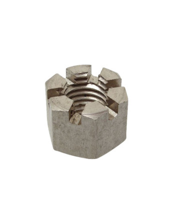 Ecrou Hexagonal HU à CRENEAUX Inox A1 M12