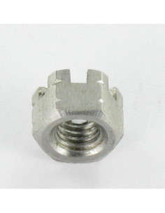 Écrou hexagonale à CRENEAUX Inox A4 M10 2