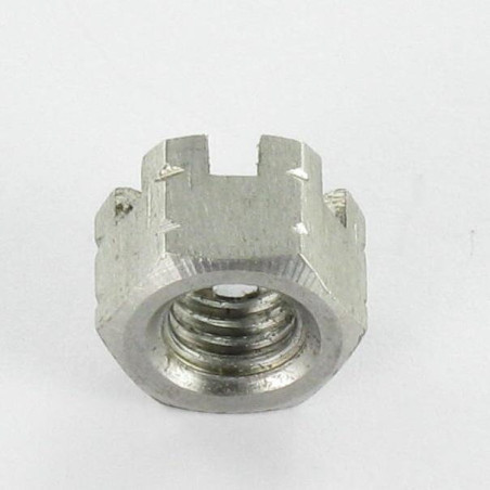 1 x Écrou hexagonale à CRENEAUX Inox A4 M14