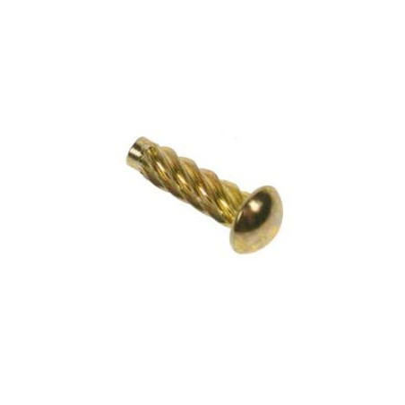 1 x Rivet SIM ou fausse vis à frapper Type U Tête ronde TR Acier laitonne 2.54X 1/4