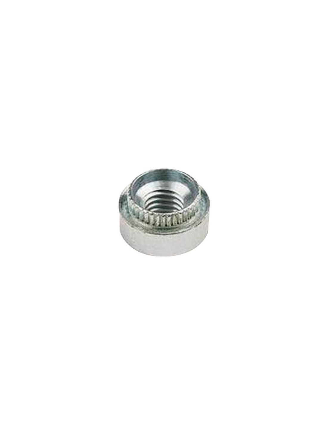 Tole Rivetée Ecrou à riveter Cylindrique M6 Epaisseur tole 10 Inox A2