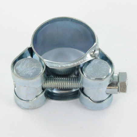 1 x Collier à tourillons pour tuyau épais et arme Acier zingué W1 Diamètre 56 à 59