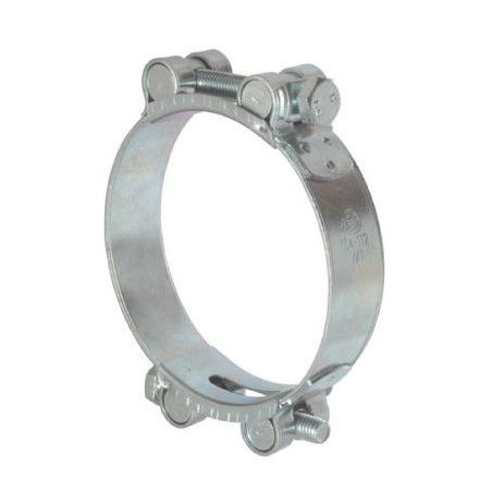 1 x Collier à tourrilon double serrage Diamètre 280 à 300 Acier zingué W1
