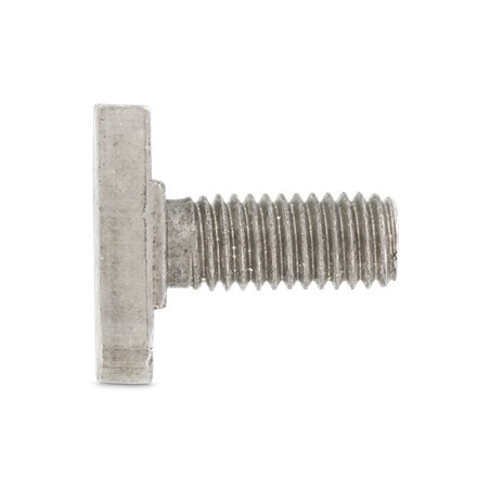 1 x Vis métaux Tête marteau 10X10X4 M8X20 Inox A2 pour profilés 28/15