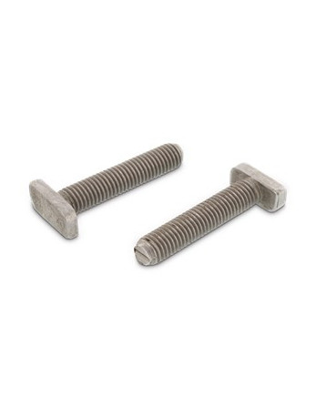 Vis métaux Tête marteau 10X4.5X22.73 M8X40 Inox A2 pour profilés 28/15