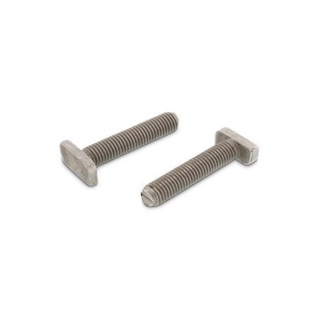 1 x Vis métaux Tête marteau 10X4.5X22.73 M8X40 Inox A2 pour profilés 28/15