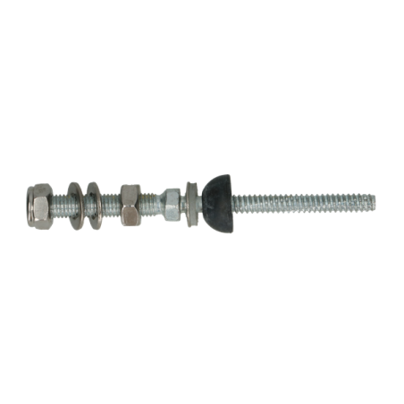 1 x Vis PANNEAU SOLAIRE M10X100 Longueur total 150 Inox A2