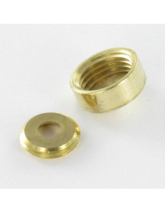 Rosace conique ou cache vis (1 rosace et 1 cuvette de... 2