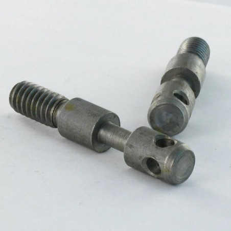 1 x Axe Acier brut Long M6X42 Pas de 100 Tête 9