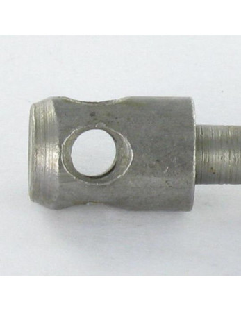 Axe Acier brut Long M6X42 Pas de 100 Tête 9
