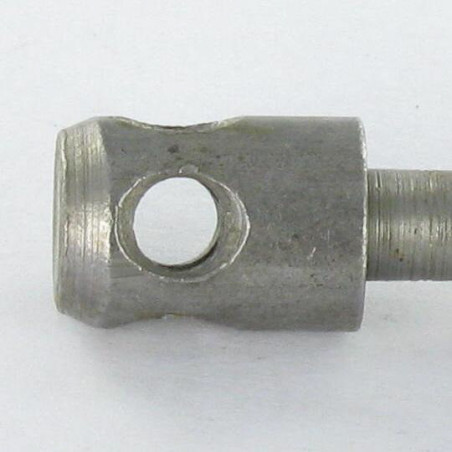 1 x Axe Acier brut Long M6X42 Pas de 100 Tête 9