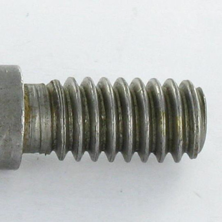 1 x Axe Acier brut Long M6X42 Pas de 100 Tête 9