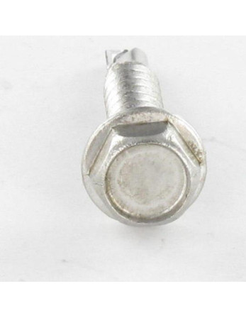 Vis autoperceuse Tête hexagonale TH 5.5X22 Embase collerette Lisse Inox A2
