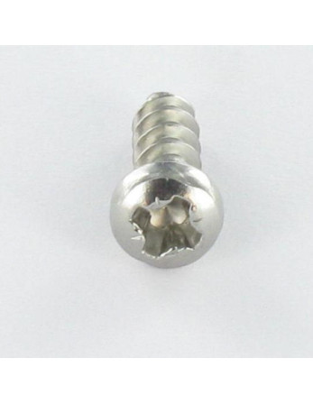 Vis pvc Tête cylindrique bombée TCB Pozi 4X12 Filet 30 Degrès Inox A2