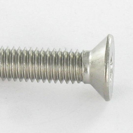 1 x Vis autotaraudeuse Inox A2 Tête fraisée Pozi N°1 M2.5X8 microvis