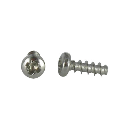 1 x Vis pvc Tête cylindrique bombée TCB Pozi 3.5X10 Filet 30 Degrès Inox A2