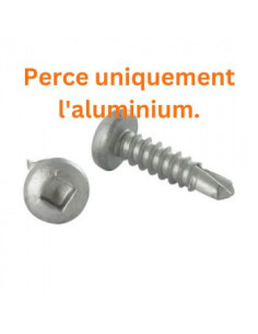 Vis autoperceuse Inox A2 Tête cylindrique TC Carré 4.8X13 2