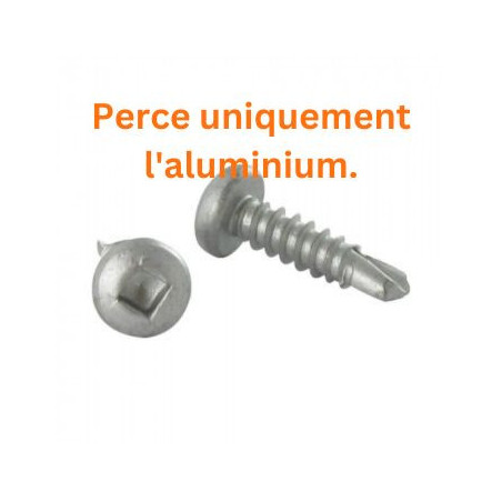 1 x Vis autoperceuse Inox A2 Tête cylindrique TC Carré 4.8X13