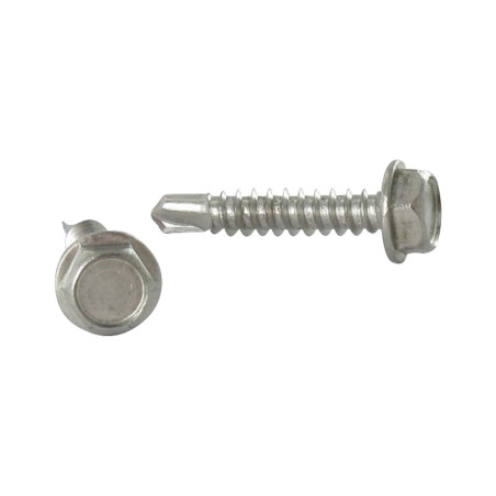 1 x Vis autoperceuse Tête hexagonale TH 6.3X22 Inox A2