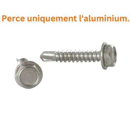 1 x Vis autoperceuse Tête hexagonale TH 6.3X22 Inox A2