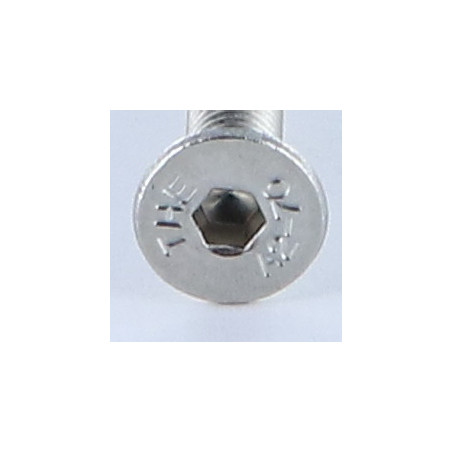 1 x Vis métaux Inox A2 FHC tête fraisée empreinte hexagonale creuse Clé de 3 HC3 M5X80 Filetage total