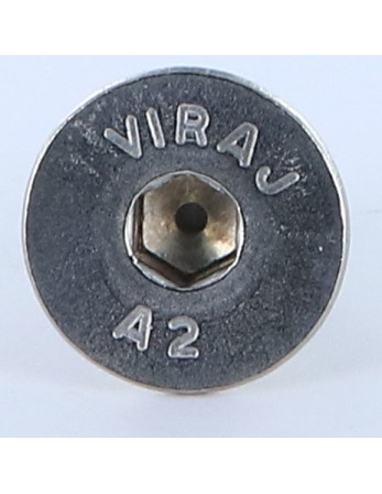 Vis métaux Inox A2 FHC tête fraisée empreinte hexagonale creuse Clé de 6 HC6 M10X16 Filetage total