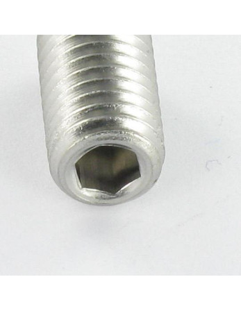 Vis métaux Inox A2 Sans tête six pans creux (sthc) Clé de 4 HC4 M8X50 Bout pointeau