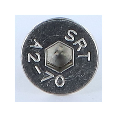 1 x Vis métaux Inox A2 FHC tête fraisée empreinte hexagonale creuse Clé de 4 HC4 M6X14 Filetage total
