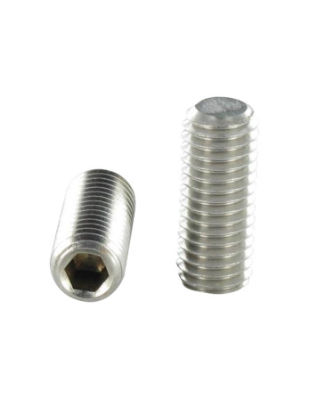 Vis métaux Inox A2 Sans tête six pans creux (sthc) Clé de 1.5 HC1.5 M3X10 Bout plat microvis