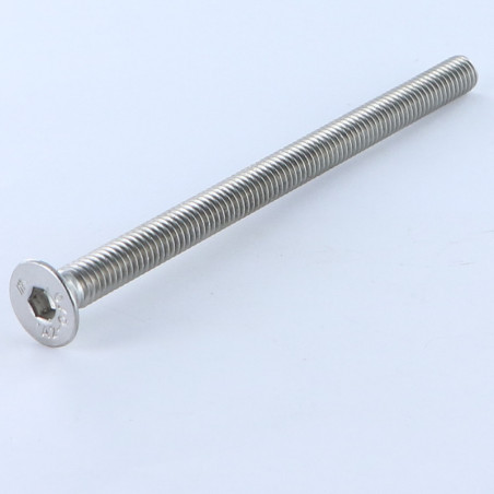 1 x Vis métaux Inox A2 FHC tête fraisée empreinte hexagonale creuse Clé de 4 HC4 M6X60 Filetage total