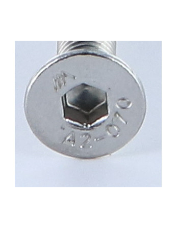 Vis métaux Inox A2 FHC tête fraisée empreinte hexagonale creuse Clé de 4 HC4 M6X60 Filetage total