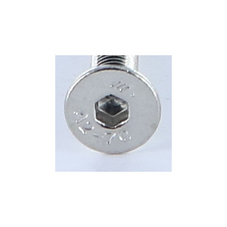 1 x Vis métaux Inox A2 FHC tête fraisée empreinte hexagonale creuse Clé de 2.5 HC2.5 M4X40 Filetage total