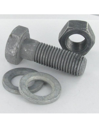 Boulon (vendu avec Ecrou) HR haute résistance M20X150 2 Rondelle Classe 10.9 Forte tenue à la corrosion Acier
