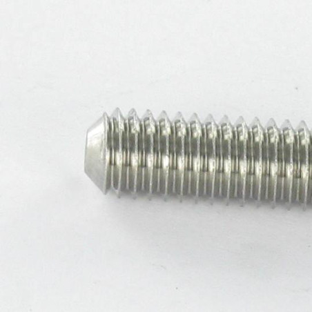 1 x Vis métaux Inox A2 Sans tête six pans creux (sthc) Clé de 4 HC4 M8X20 Bout cuvette