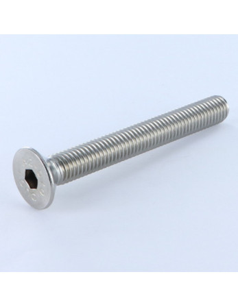 Vis métaux Inox A2 FHC tête fraisée empreinte hexagonale creuse Clé de 10 HC10 M16X110 Filetage total