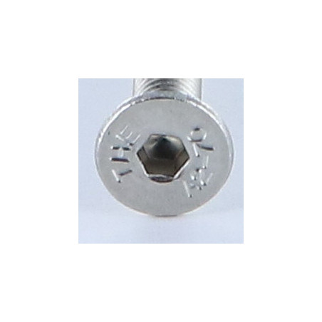 1 x Vis métaux Inox A2 FHC tête fraisée empreinte hexagonale creuse Clé de 3 HC3 M5X70 Filetage total
