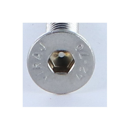 1 x Vis métaux Inox A2 FHC tête fraisée empreinte hexagonale creuse Clé de 4 HC4 M6X40 Filetage total