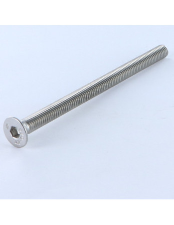 Vis métaux Inox A2 FHC tête fraisée empreinte hexagonale creuse Clé de 4 HC4 M6X90 Filetage total