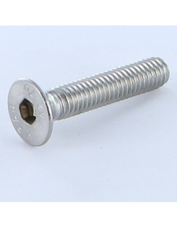 Vis métaux Inox A2 FHC tête fraisée empreinte hexagonale creuse Clé de 5 HC5 M8X50 Filetage total